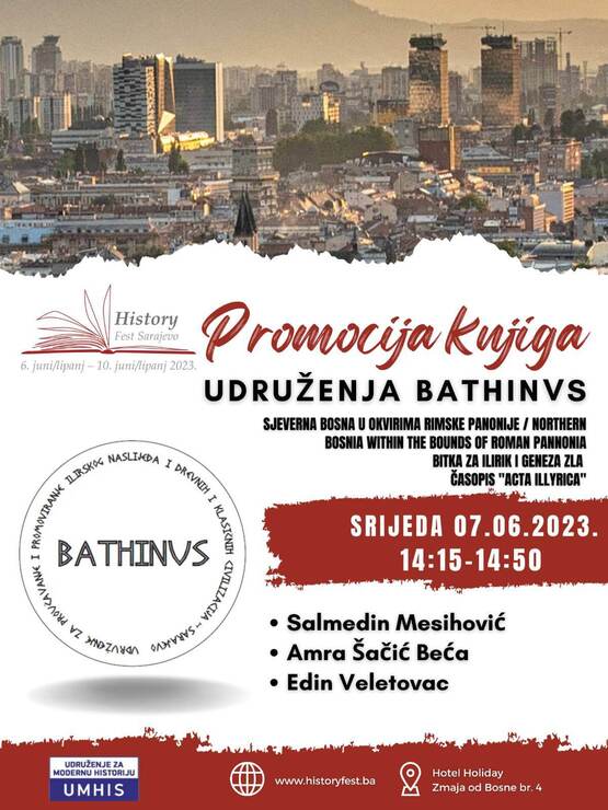 Najava promocije knjige Udruženja Bathinus